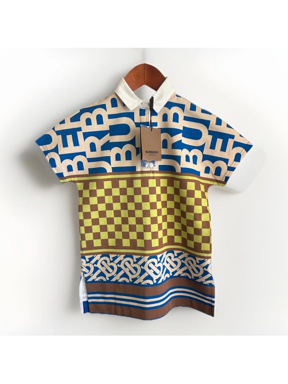 Burberry Girl's Margo Polo Dress, Size 3Y
